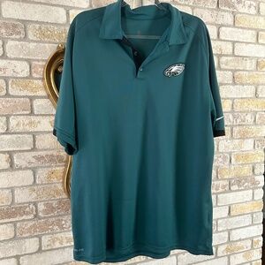 Men's Philadelphia Eagles Short Sleeve Polo Shirt 2XL / XXL
